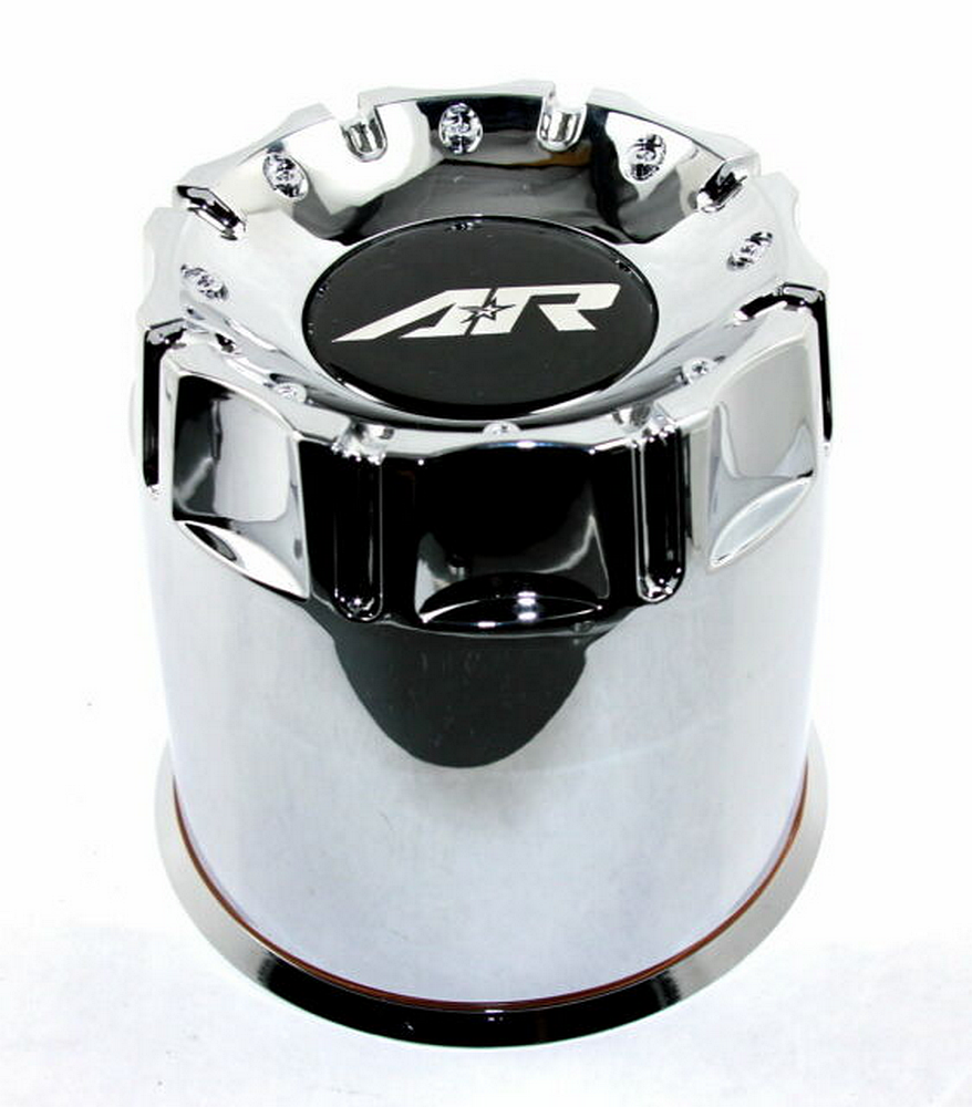 AR CAP CHROME PUSH THRU PLASTIC SHORT - 1515000016