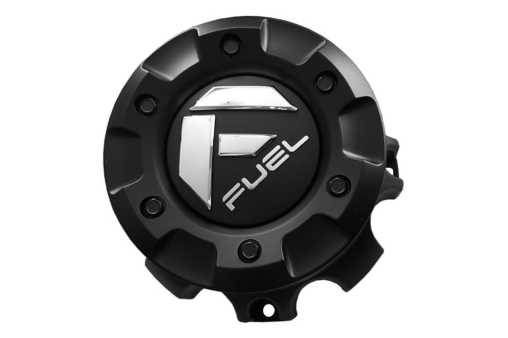 FUEL BLACK 8 LUG CAP-TALL - 1001-60B