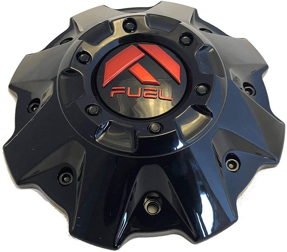 FUEL GL-BLK/RED COV CAP 5/6LUG-BLK RIVET - 1001-63GBQ