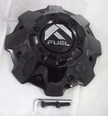 FUEL GLOSS BLACK CAP-BLACK RIVETS - 1001-63GBR
