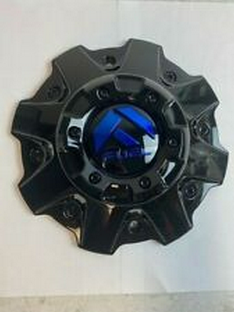 FUEL MATTE BLACK CAP RED LOGO - 5/6 LUG - 1001-63MBQ