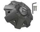 FUEL GUNMETAL COVERED CAP 5/6 LUG - 1001-63V