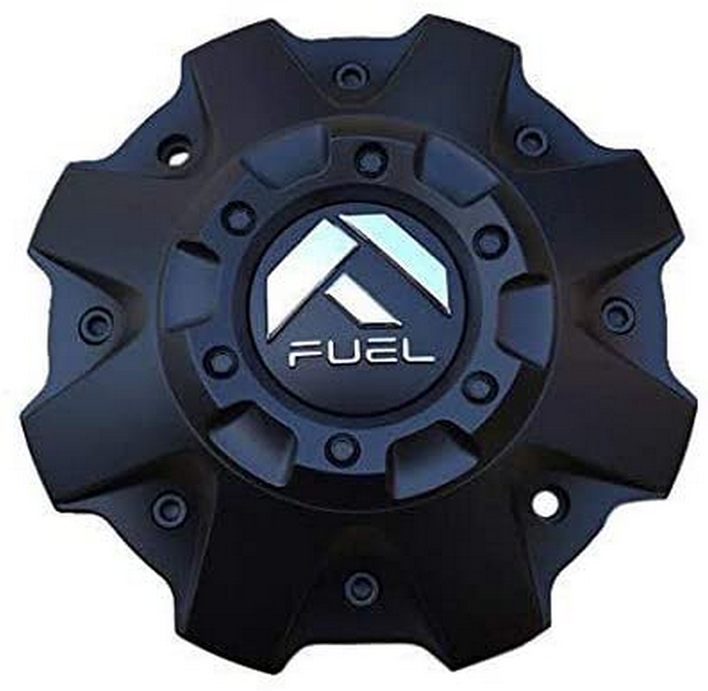 FUEL MATTE BLACK COVERED CAP-SHORT - 1001-79B