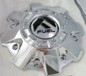 FUEL 5/6 LUG CHROME CAP (FLAT BOTTOM) - 1001-81