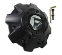 FUEL GLOSS BLACK CAP (FLAT) BLACK BOLTS - 1001-83GBR