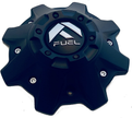 FUEL 8 LUG MATTE BLACK CAP (FLAT BOTTOM) - 1001-83MB