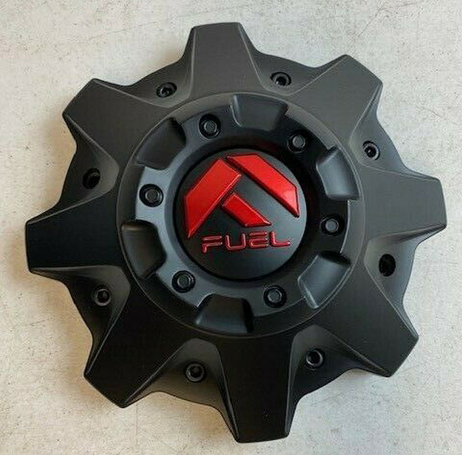 FUEL BOLT ON CAP (MBLK/RED) - 5X5.0 - 1002-33MBQ