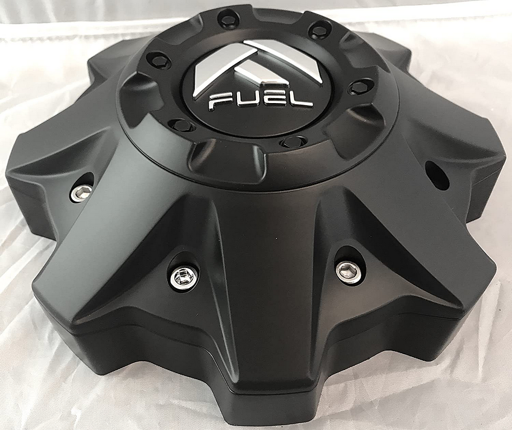 FUEL 8L FLAT BOTTOM CHROME CAP - 1002-49