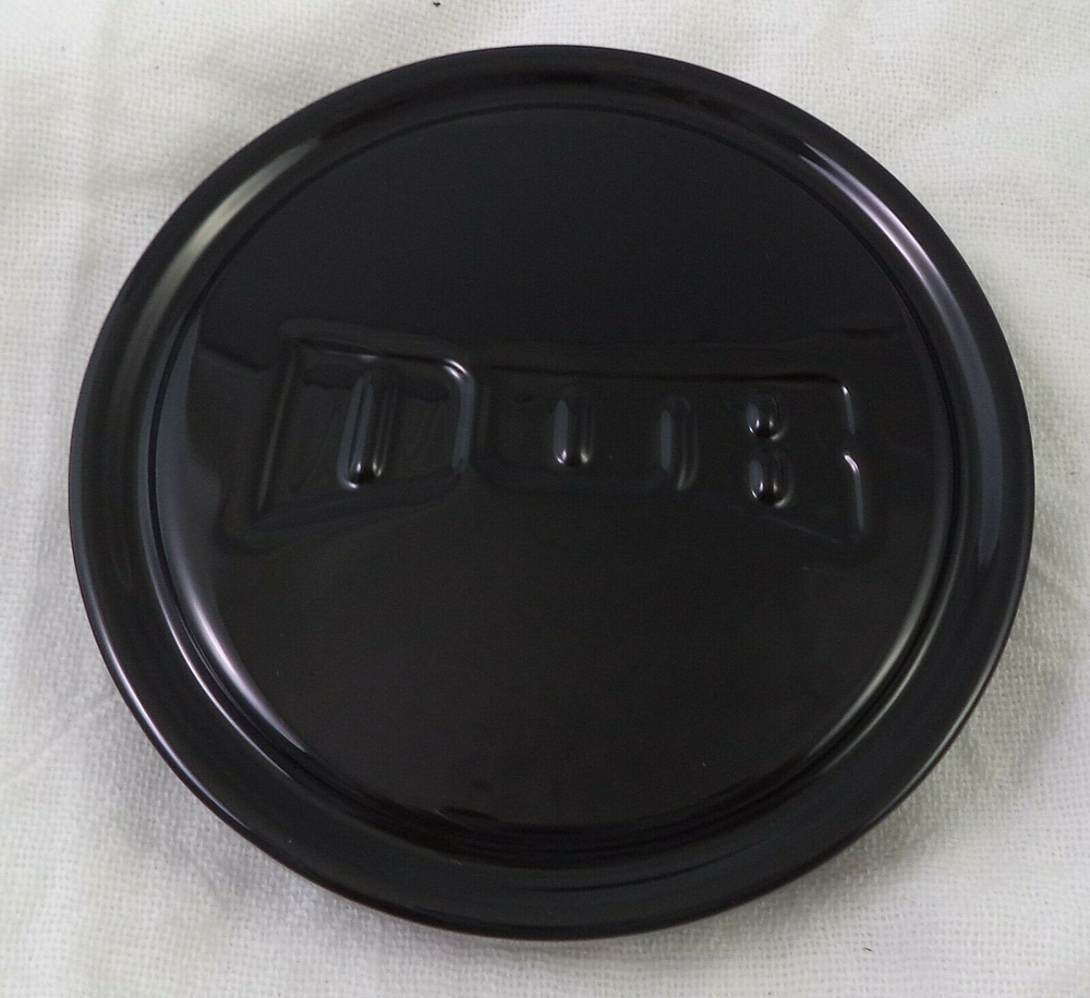 DUB GLOSS BLACK FLAT CAP-RAISED DUB - 1003-05-04GB-L