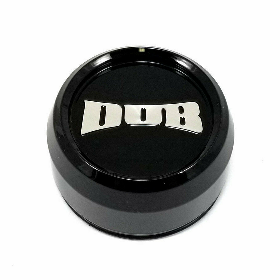 DUB GLOSS BLACK 1.7" CAP-RAISED DUB - 1003-06-04GB-L