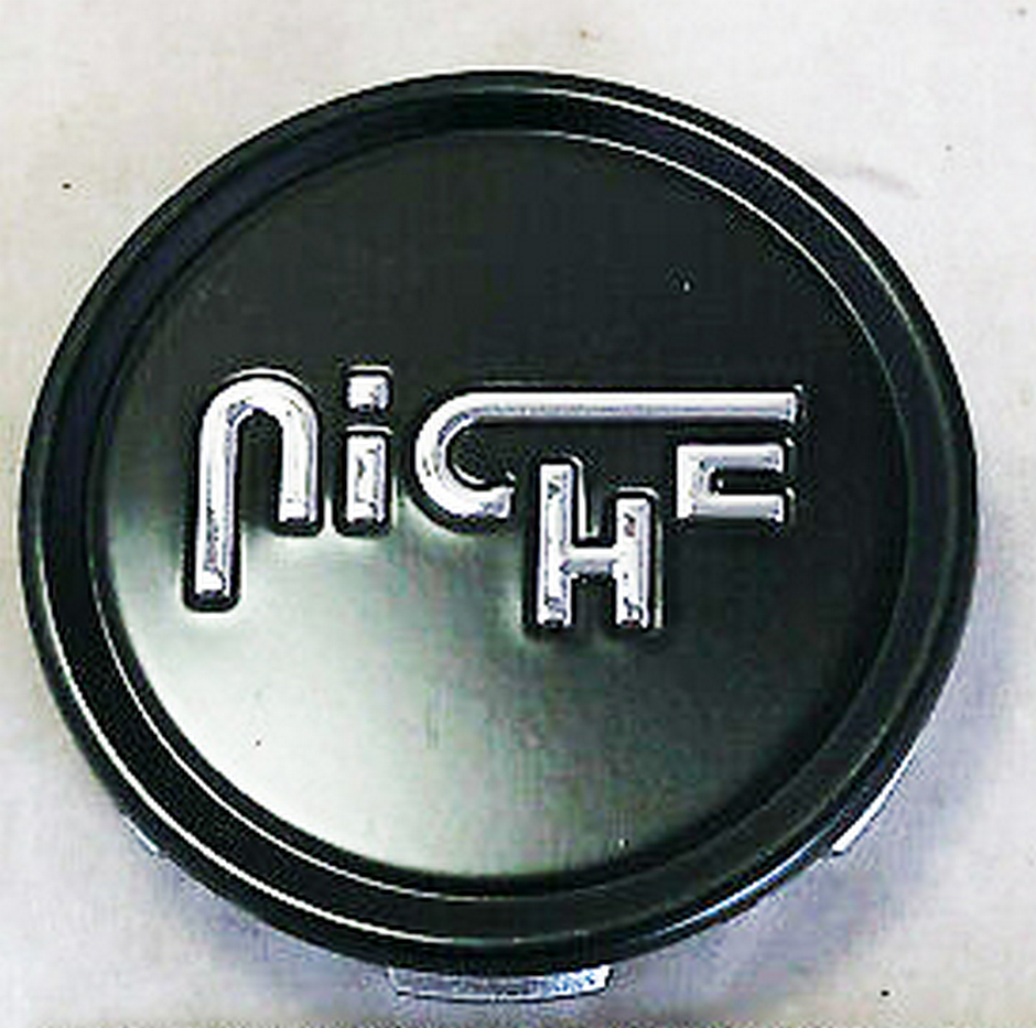 NICHE 2.70" FLAT CAP-FLT BLK SILVER LOGO - 1003-22FBS