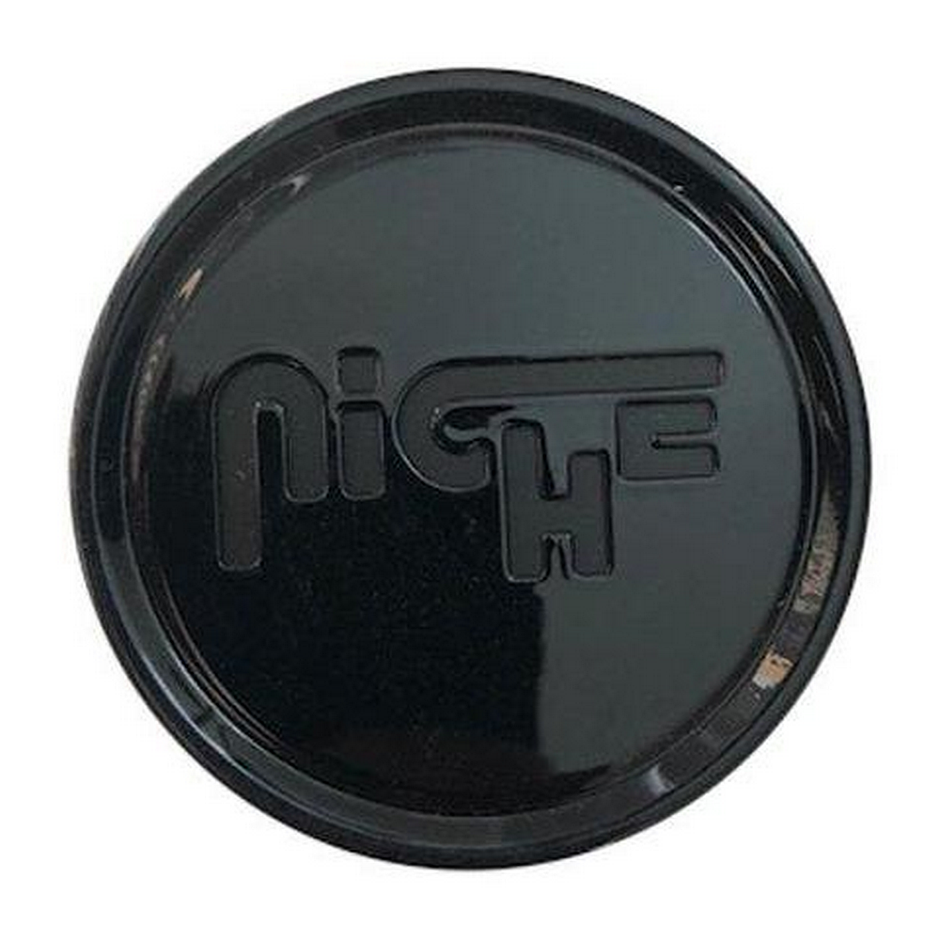 NICHE 2.70"FLAT CAP-GL-BLK W/ MATTE LOGO - 1003-22GBL