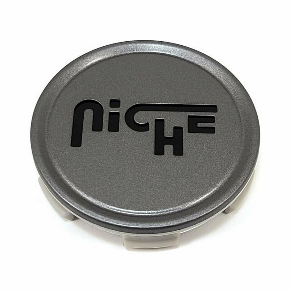 NICHE 2.70"CAP-MT-ANTHRACITE W/BLK LOGO - 1003-22VLB
