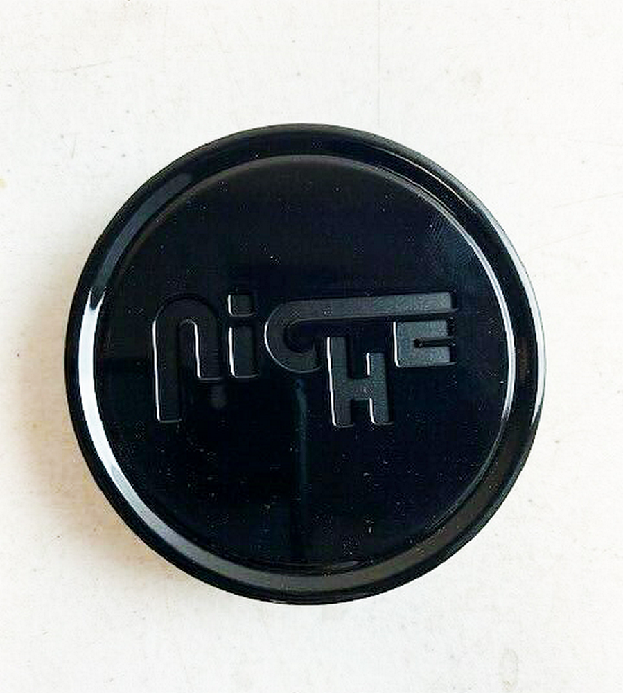 NICHE 2.95"FLAT CAP-GL-BLK W/ MATTE LOGO - 1003-24GBL