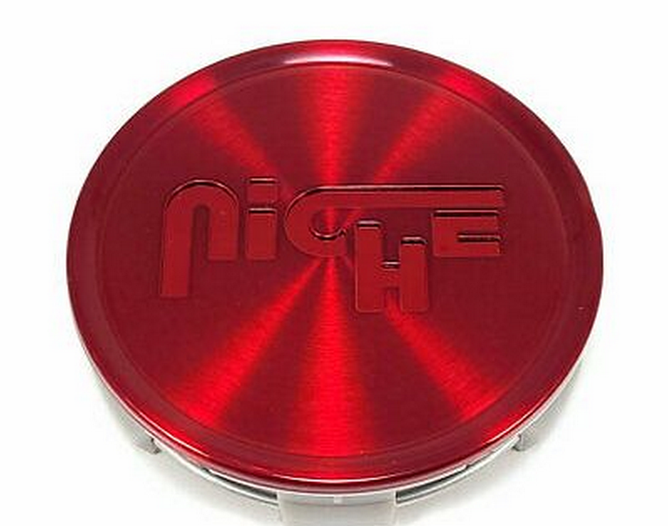 NICHE 2.95" FLAT CAP - RED GLOSS - 1003-24QL