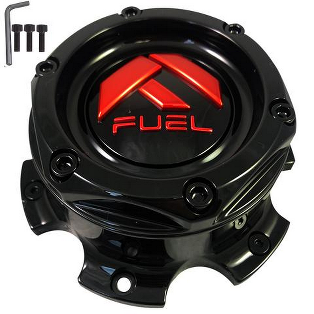 FUEL DUALLY CAP FRONT G-BLK RDLOGO 17/82 - 1003-27GBQ