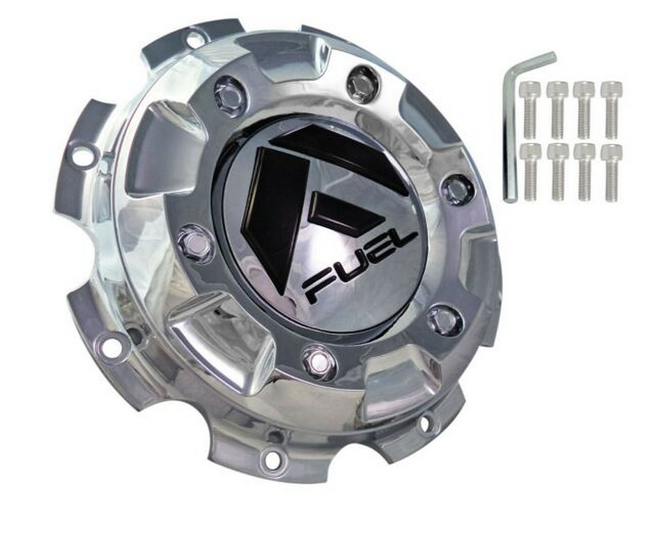 FUEL DUALIE CAP-FRONT CHROME FOR 92/93 - 1003-37