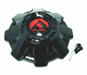 FUEL DUALLY CAP - FRONT G-BLK RED LOGO - 1003-37GBQ