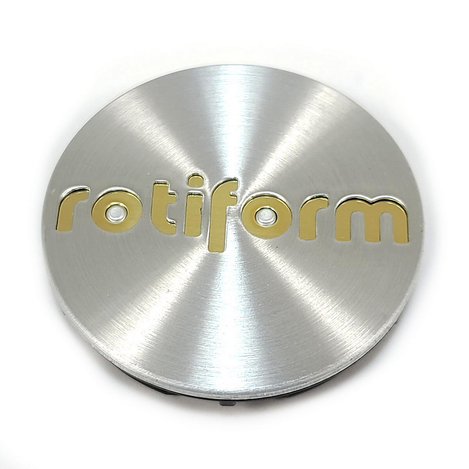ROTIFORM 2.36"SNAPIN CAP-MACH W/GLD LOGO - 1003-40MG