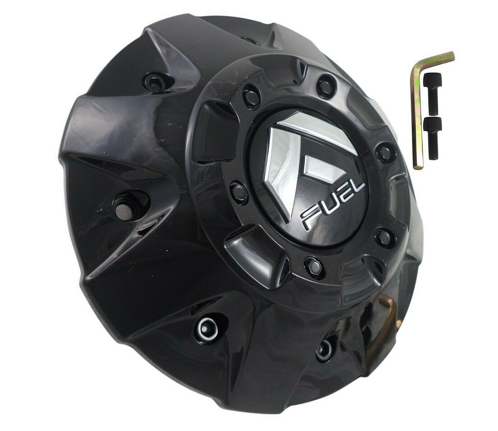 FUEL EIGHT BAR COVER CAP-GL-BLK/BLK RIV - 1003-84GBR