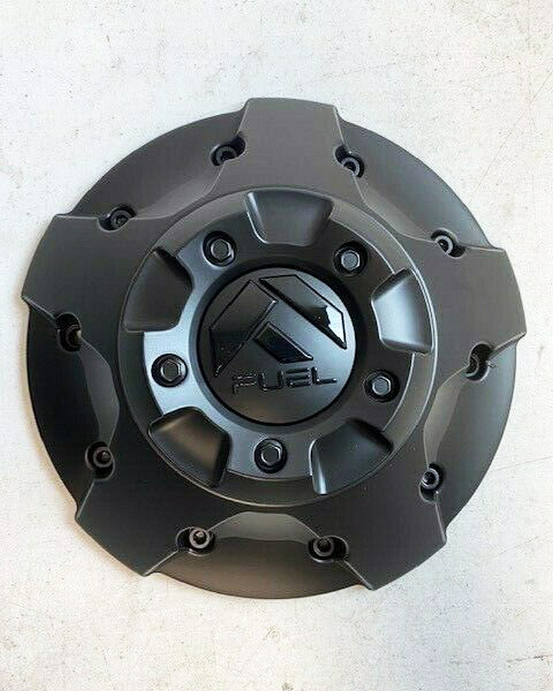 FUEL FIVE BAR CAP - BLACK ON BLACK 8 LUG - 1003-88MBGB