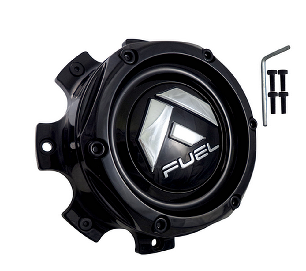 FUEL MATTE BLACK CAP (8X6.5/8X170 SHORT) - 1004-08MB
