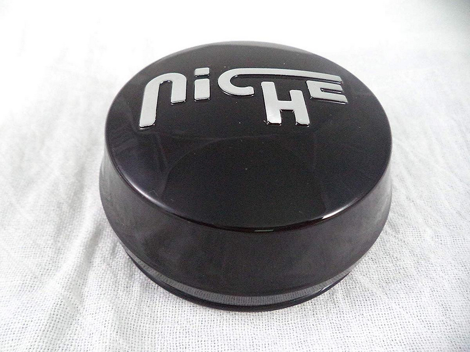 NICHE .9"TALL 3"ORINGCAP GL-BLK/SIL LOGO - 1014-09-05GBS