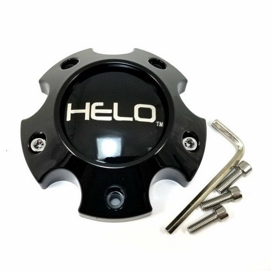 HELO CAP 5X4.5/5 LUG H34 - GLOSS BLACK - 1079L121HE1GB-H34