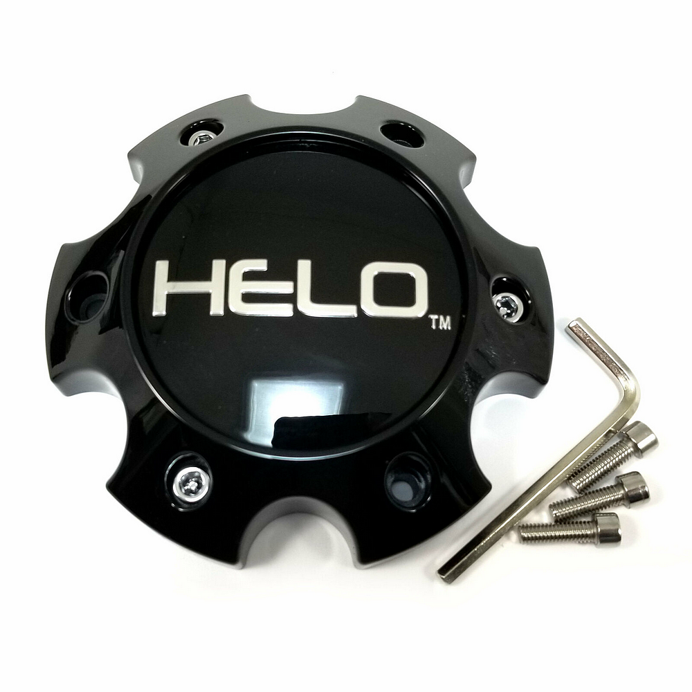 HELO CAP 6X135 LUG H34 - GLOSS BLACK - 1079L140HE1GB-H34
