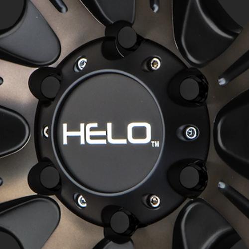 HELO CAP 6X135 LUG H34 - SATIN BLACK - 1079L140HE1SB-H34