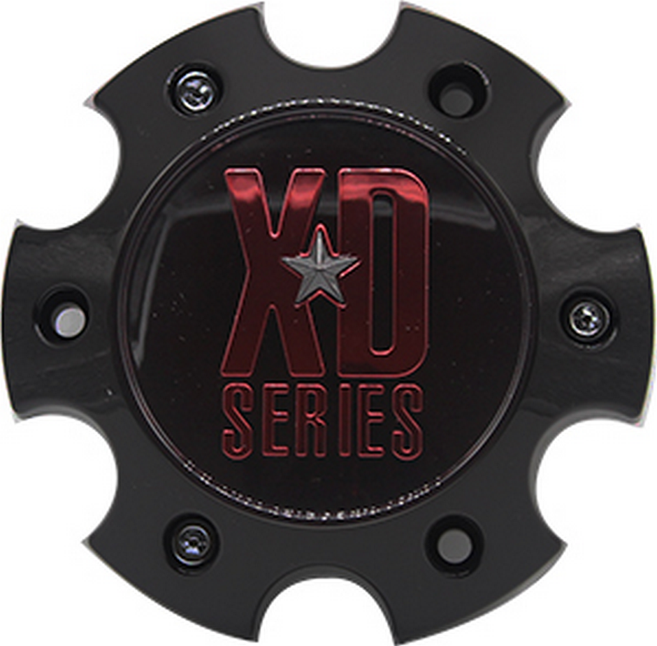 XDS CAP 6X135 SG-BLACK W/ RED TINT CC - 1079L140SGB-H34RC
