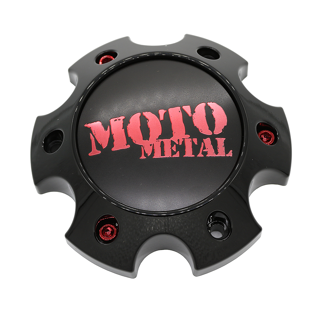 MOTO CAP 6X135 SG-BLACK RED TINT - 1079L140SGBMO1RC