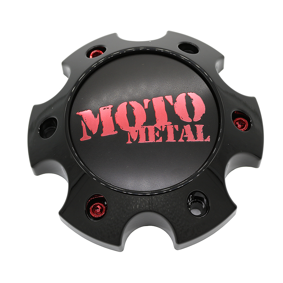 MOTO CAP 6X135 SG-BLACK RED TINT - 1079L140SGBMO1RC