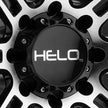 HELO CAP 6X5.5 LUG H42 - GLOSS BLACK - 1079L145HE1GB-H42