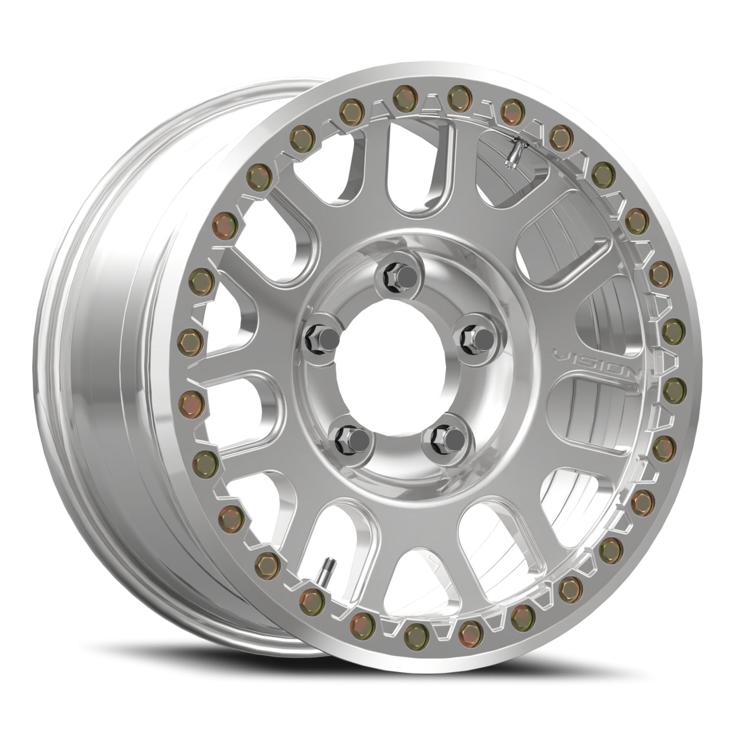 Vision Nemesis Beadlock 17x9 5x139.7 26mm Polished : 111FBL7927PPR26