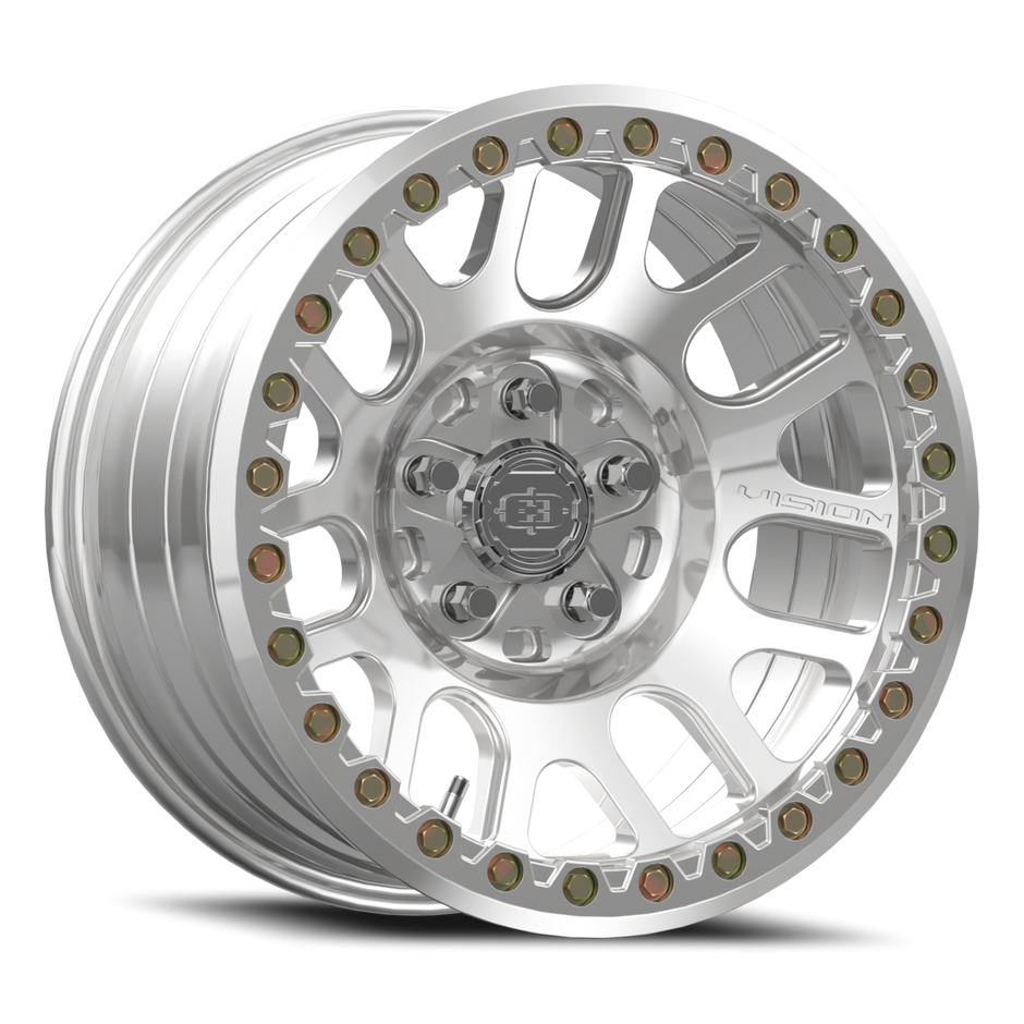 Vision Nemesis Beadlock 17x9 5x127 -12mm Polished : 111FBL7973PPR-12