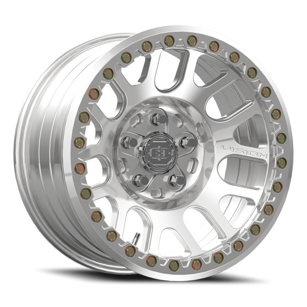 Vision Nemesis Beadlock 17x9 5x127 -12mm Polished : 111FBL7973PPR-12