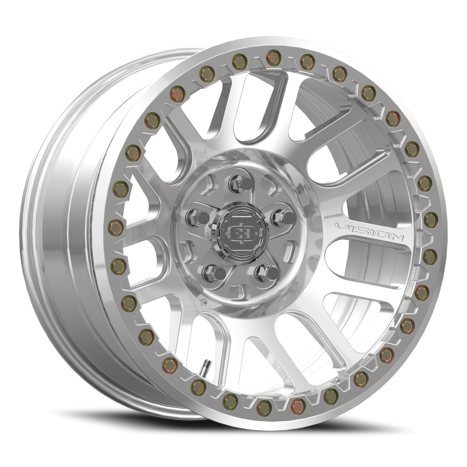 Vision Nemesis Beadlock 18x9 5x127 -12mm Polished : 111FBL8973PPR-12