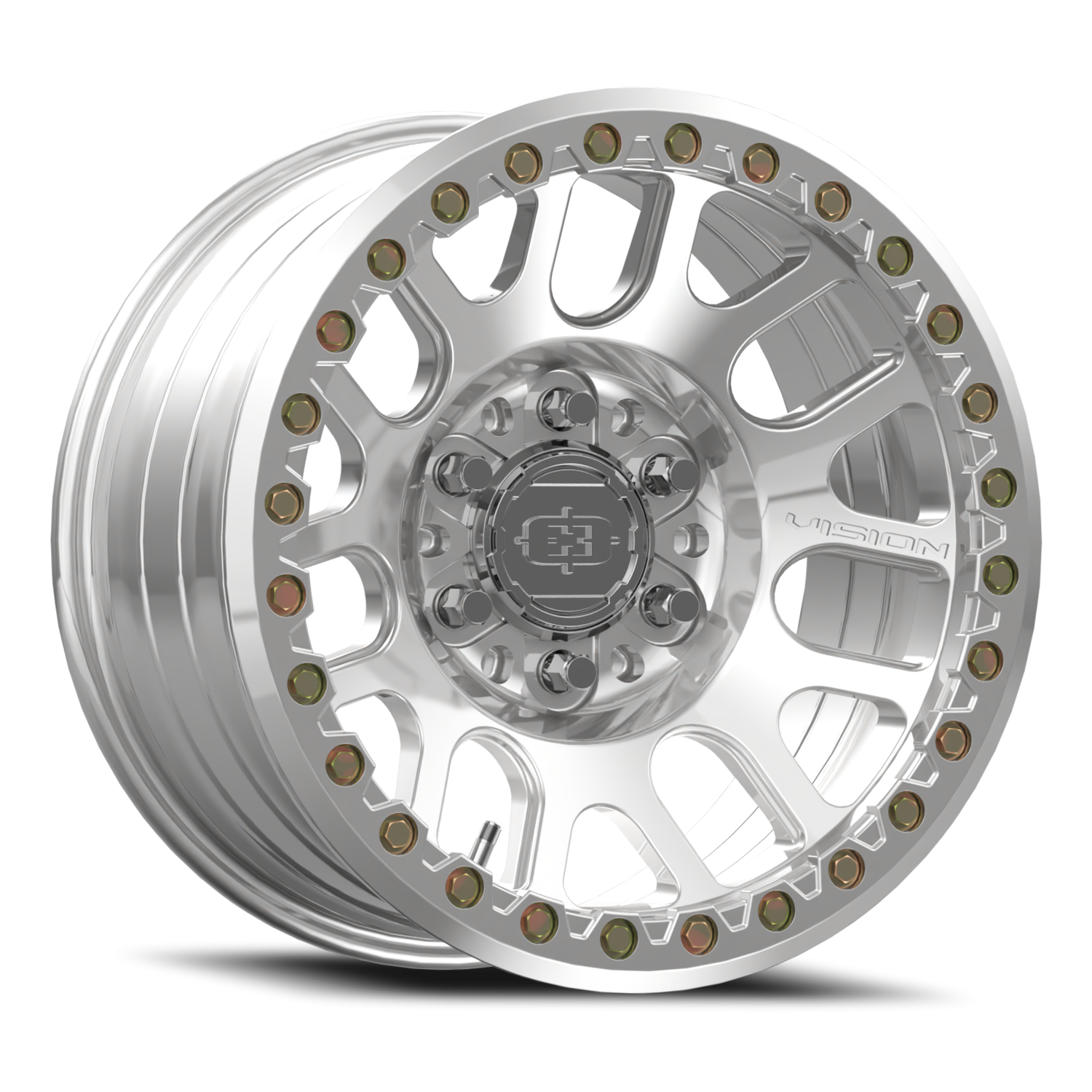 Vision Nemesis Beadlock 17x9 6x139.7 -12mm Polished : 111FBL7983PPR-12