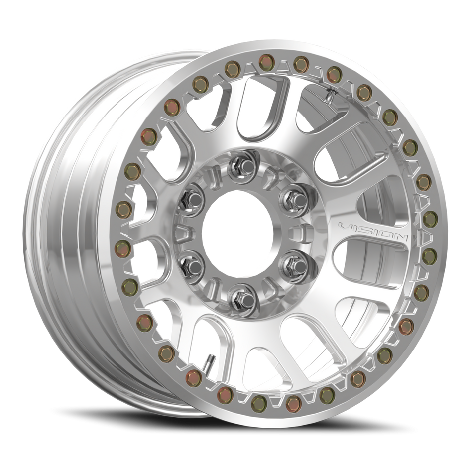 Vision Nemesis Beadlock 17x9 6x165.1 -12mm Polished : 111FBL7999PPR-12
