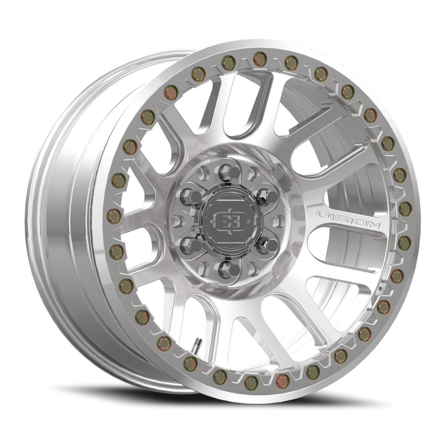 Vision Nemesis Beadlock 18x9 6x135 -12mm Polished : 111FBL8936PPR-12