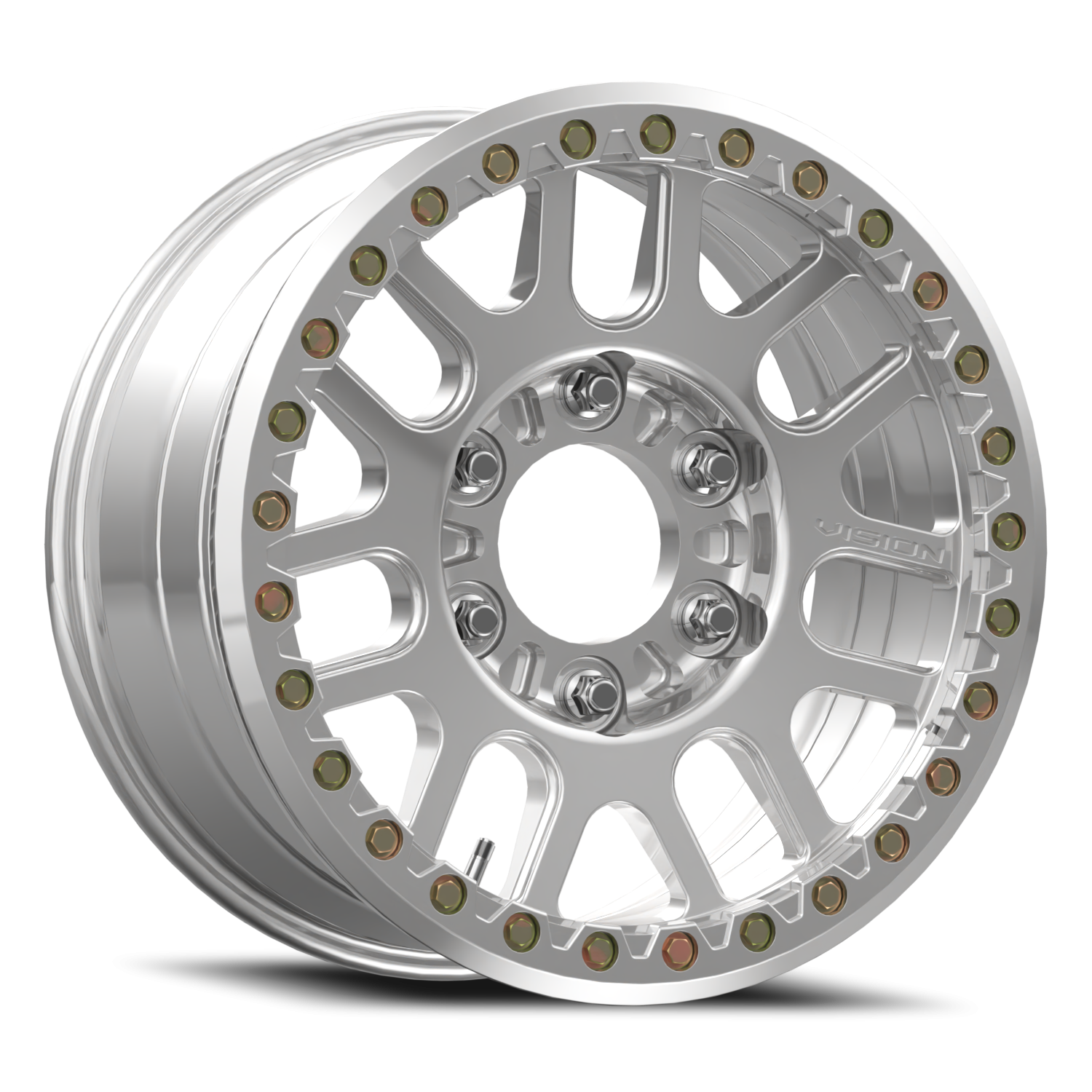 Vision Nemesis Beadlock 18x9 6x165.1 -12mm Polished : 111FBL8999PPR-12