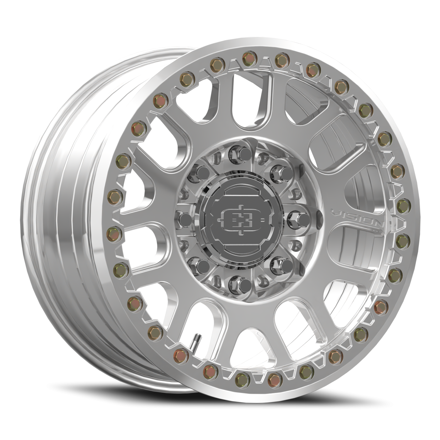 Vision Nemesis Beadlock 17x9 8x165.1 26mm Polished : 111FBL7981PPR26