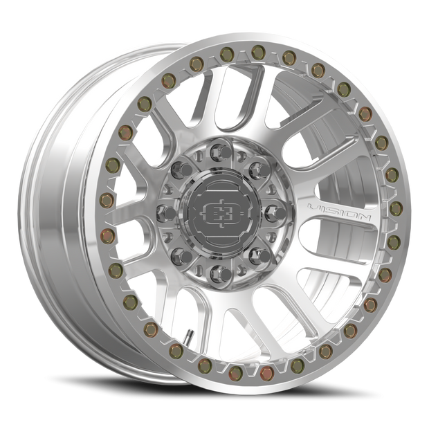 Vision Nemesis Beadlock 18x9 8x165.1 -12mm Polished : 111FBL8981PPR-12