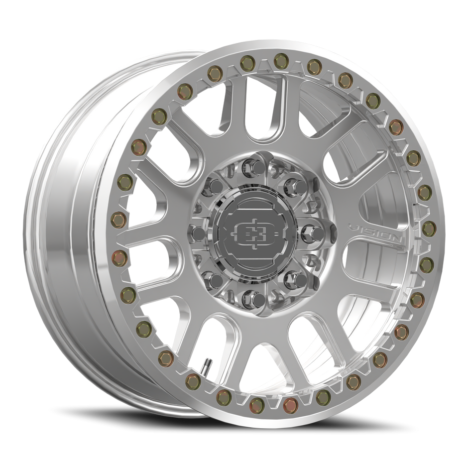 Vision Nemesis Beadlock 18x9 8x165.1 26mm Polished (FITS 14 BRAKE ROTORS MAX") : 111FBL8981PPR26
