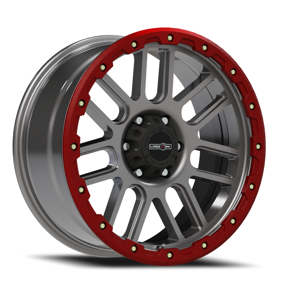 Vision Nemesis 20x9 6x135 18mm Anthracite (Stainless Steel Bolts) : 111-2936A18