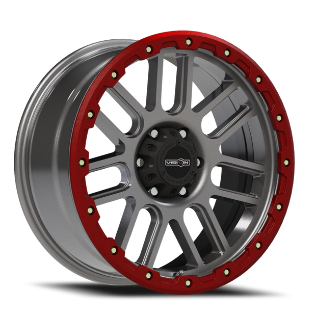 Vision Nemesis 20x9 6x135 18mm Anthracite (Stainless Steel Bolts) : 111-2936A18