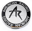AR CAP BLACK SNAP IN 62BC SILVER AR LOGO - 1242100S