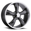 Vision Legend 5 20x9.5 5x120.65 0mm Gunmetal Machined Lip : 142-2961GM0