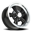 Vision Legend 5 15x8 5x120.65 0mm Gloss Black Machined Lip : 141H5861GB0